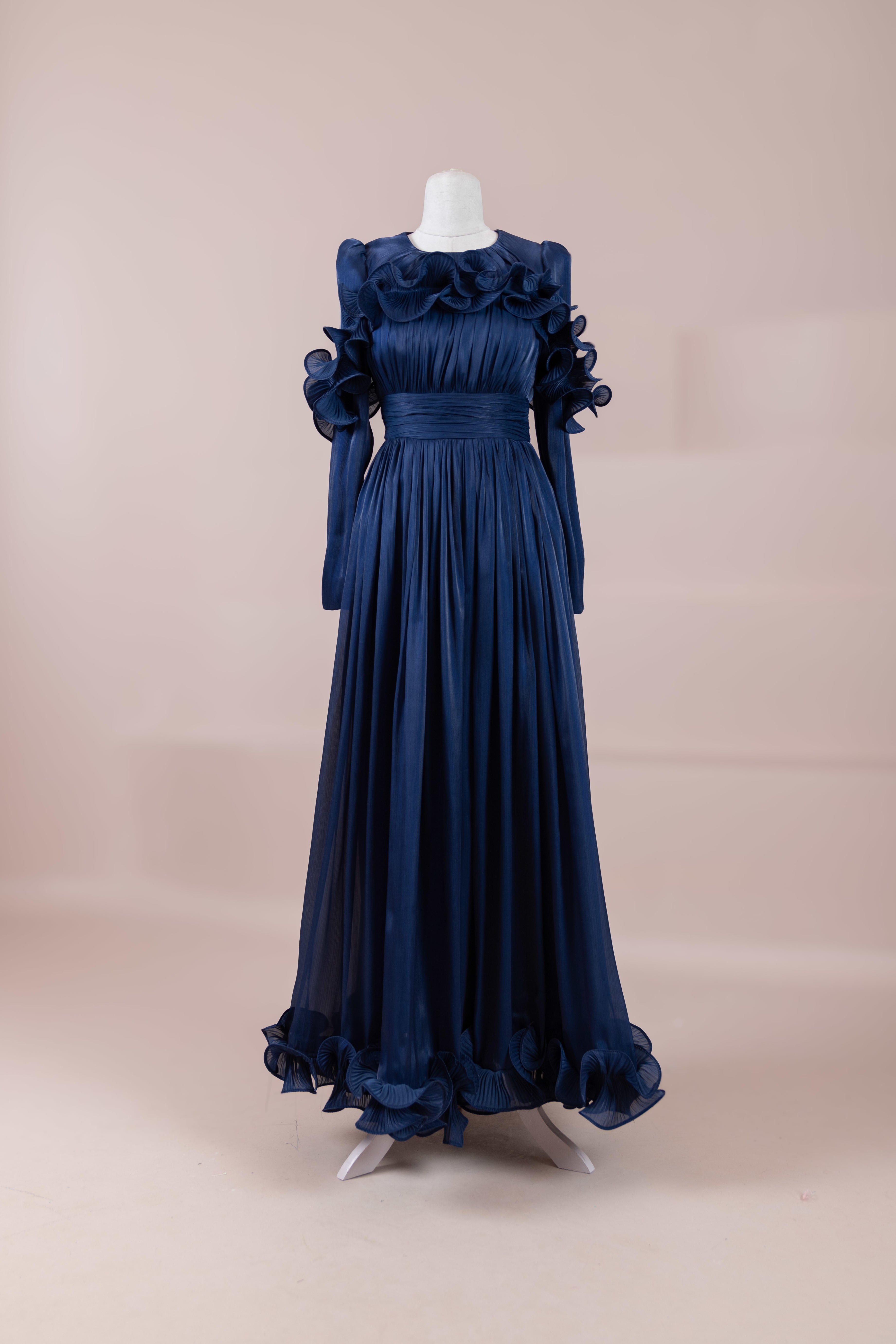 Flowa Tesettür Abendkleid