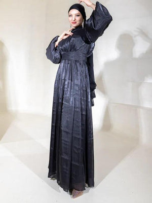 Aditya Tesettür Abiye - FioraofDress - tesettur - abiye - 44 - Siyahh - hijab - evening - dress