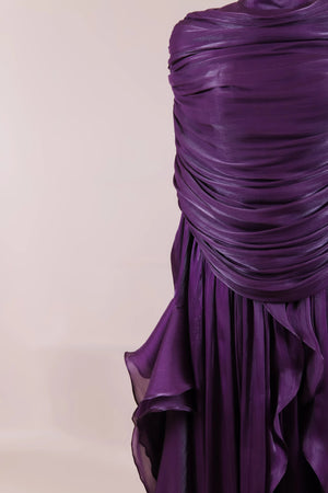 Aréa Tesettür Abiye - FioraofDress - tesettur - abiye - Ametist Moru - 38 - hijab - evening - dress