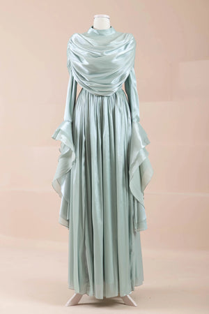 Arvia Tesettür Abiye - FioraofDress - tesettur - abiye - MİNT - 36 - hijab - evening - dress