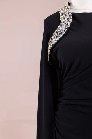 Asera Tesettür Abiye - FioraofDress - tesettur - abiye - Siyahh - 38 - hijab - evening - dress