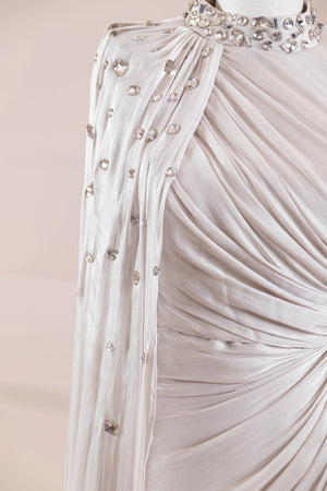 Aven Tesettür Abiye - FioraofDress - tesettur - abiye - BEJ - 38 - hijab - evening - dress