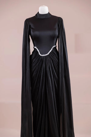 Belin Tesettür Abiye - FioraofDress - tesettur - abiye - Siyahh - 36 - hijab - evening - dress