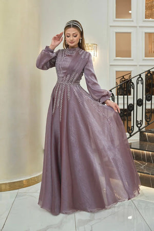 Çağla Tesettür Abiye - FioraofDress - tesettur - abiye - LİLAA - 38 - hijab - evening - dress