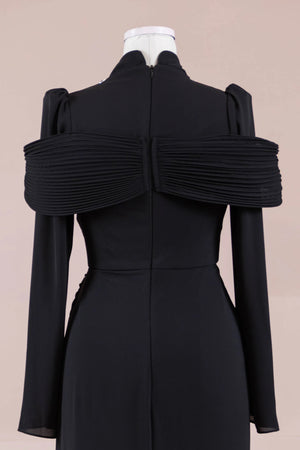 Charm Tesettür Abiye - FioraofDress - tesettur - abiye - Siyahh - 36 - hijab - evening - dress