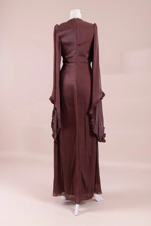 Dera Tesettür Abiye - FioraofDress - tesettur - abiye - bery burgundy - 38 - hijab - evening - dress