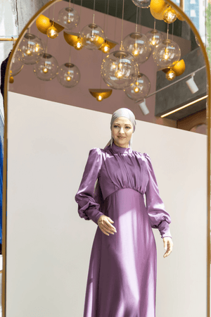 Dilay Tesettür Abiye - FioraofDress - tesettur - abiye - 46 - LİLAA - hijab - evening - dress