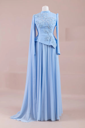 Dreza Tesettür Abiye - FioraofDress - tesettur - abiye - Siyahh - 38 - hijab - evening - dress