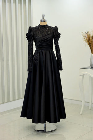 Endam Tesettür Abiye - FioraofDress - tesettur - abiye - 52 - Siyahh - hijab - evening - dress