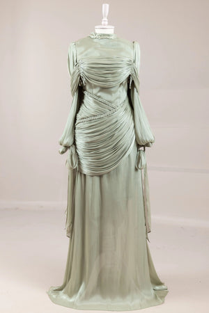 Galadriel Tesettür Abiye - FioraofDress - tesettur - abiye - Çağla - 38 - hijab - evening - dress