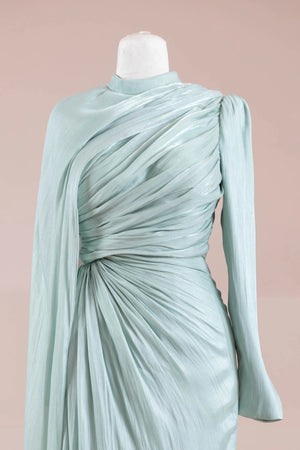 Glory Sade Tesettür Abiye - FioraofDress - tesettur - abiye - mint - 38 - hijab - evening - dress