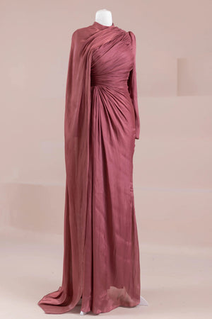 Glory Sade Tesettür Abiye - FioraofDress - tesettur - abiye - bery - 38 - hijab - evening - dress