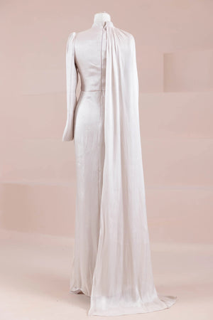 Glory Sade Tesettür Abiye - FioraofDress - tesettur - abiye - Taş Renk - 38 - hijab - evening - dress