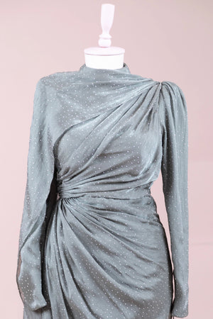 Glory Tesettür Abiye - FioraofDress - tesettur - abiye - haki - 38 - hijab - evening - dress