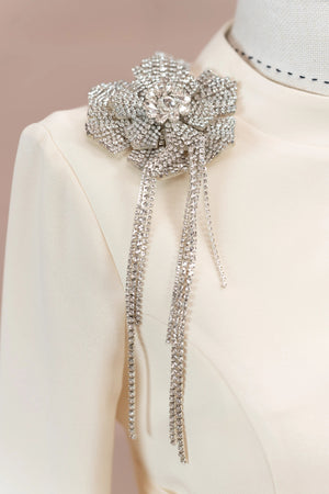 Laya Tesettür Abiye - FioraofDress - tesettur - abiye - krem - 38 - hijab - evening - dress