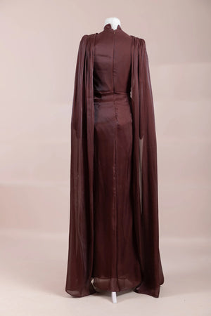 Lesley Tesettür Abiye - FioraofDress - tesettur - abiye - bery burgundy - 38 - hijab - evening - dress