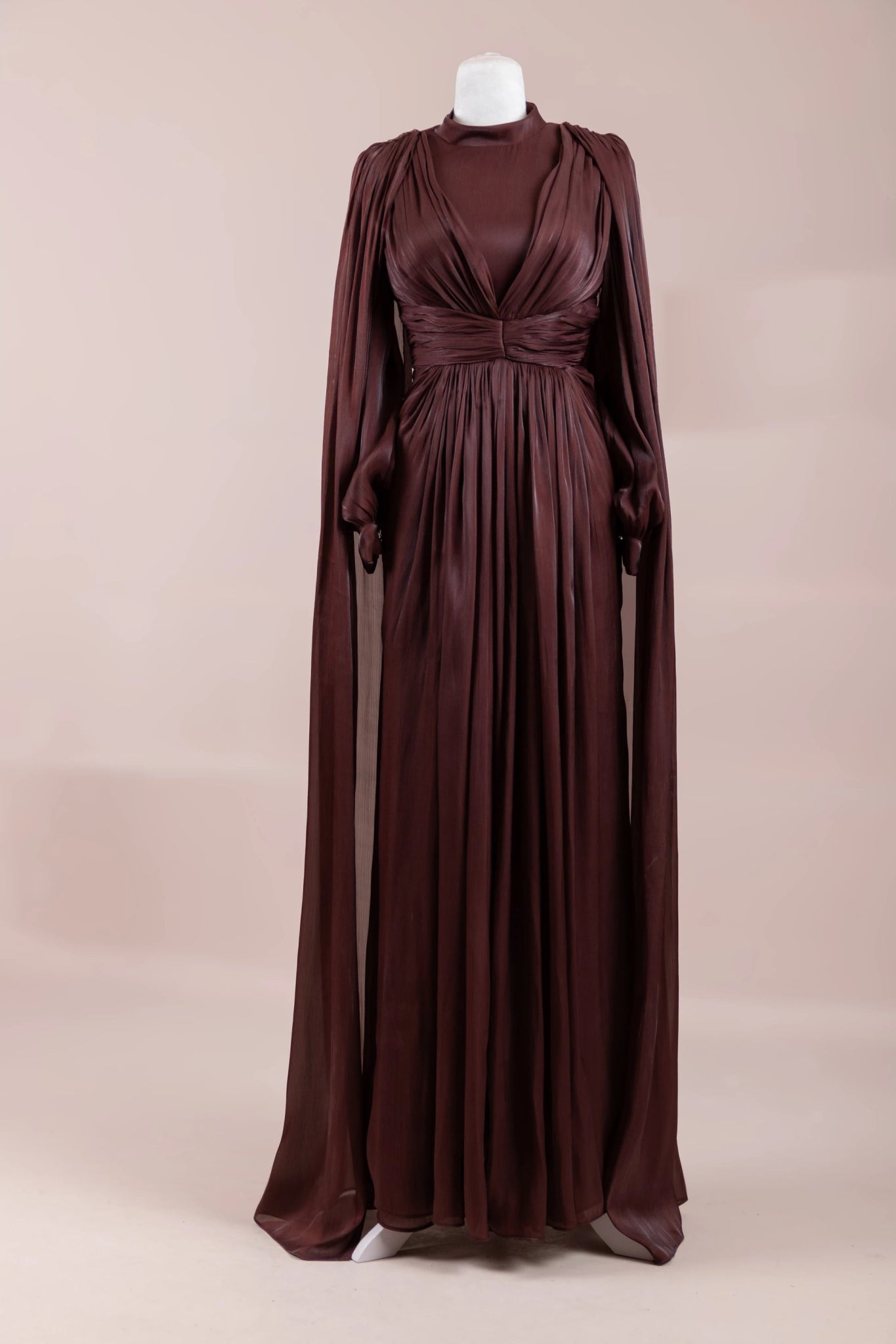 Lesley Tesettür Abiye - FioraofDress - tesettur - abiye - bery burgundy - 38 - hijab - evening - dress
