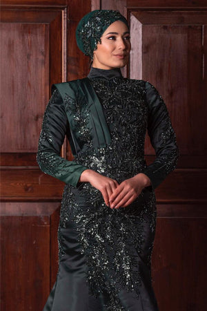 Lia Tesettür Abiye - FioraofDress - tesettur - abiye - 48 - hijab - evening - dress