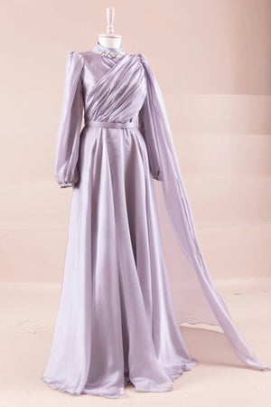 Liora Tesettür Abiye - FioraofDress - tesettur - abiye - LİLAA - 38 - hijab - evening - dress