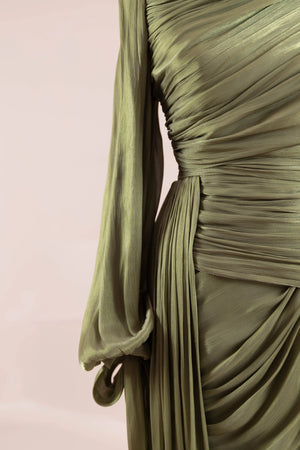 Lotus Tesettür Abiye - FioraofDress - tesettur - abiye - Çimen yeşili - 38 - hijab - evening - dress