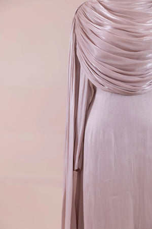 Lunesse Tesettür Abiye - FioraofDress - tesettur - abiye - Pudra - 38 - hijab - evening - dress