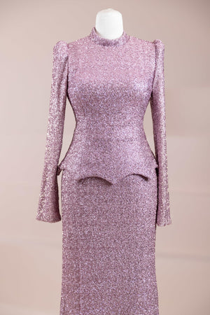 Luxe Tesettür Abiye - FioraofDress - tesettur - abiye - Pembe - 38 - hijab - evening - dress