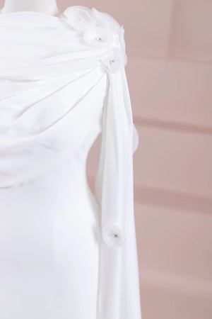 Mire Tesettür Abiye - FioraofDress - tesettur - abiye - Beyaz - 38 - hijab - evening - dress