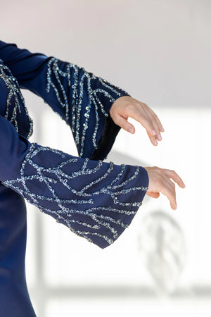 Narin Tesettür Abiye - FioraofDress - tesettur - abiye - 36 - lacivert - hijab - evening - dress