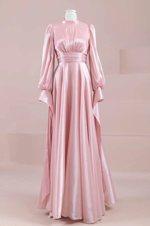 Pearl Tesettür Abiye - FioraofDress - tesettur - abiye - Pudra - 38 - hijab - evening - dress