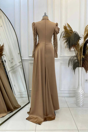 Raissa Tesettür Abiye - FioraofDress - tesettur - abiye - rose - 38 - hijab - evening - dress