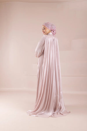 Renna Tesettür Abiye - FioraofDress - tesettur - abiye - Pudra - 36 - hijab - evening - dress