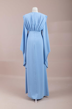 Rouge Tesettür Abiye - FioraofDress - tesettur - abiye - Mavi - 38 - hijab - evening - dress