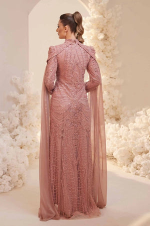 Sabrina Tesettür Abiye - FioraofDress - tesettur - abiye - Gül Kurusu - 38 - hijab - evening - dress