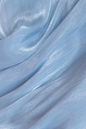 Şal Bebe Mavisi - FioraofDress - tesettur - abiye - BEBE MAVİSİ - hijab - evening - dress