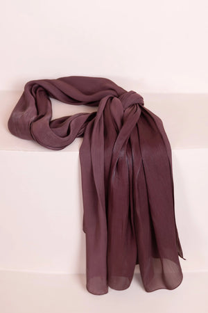 Şal Bery Burgundy - FioraofDress - tesettur - abiye - Berry Burgundy - hijab - evening - dress