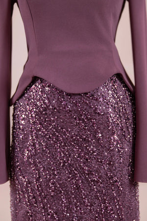 Simera Tesettür Abiye - FioraofDress - tesettur - abiye - Berry - 38 - hijab - evening - dress