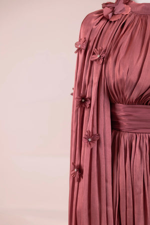 Sivra Tesettür Abiye - FioraofDress - tesettur - abiye - Berry - 38 - hijab - evening - dress