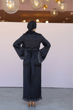 Thai Tesettür Abiye - FioraofDress - tesettur - abiye - 44 - Siyahh - hijab - evening - dress