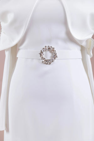 Tilu Tesettür Abiye - FioraofDress - tesettur - abiye - Beyaz - 38 - hijab - evening - dress