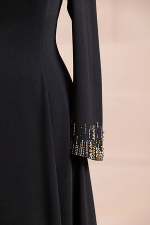 Velna Tesettür Abiye - FioraofDress - tesettur - abiye - Siyahh - 38 - hijab - evening - dress