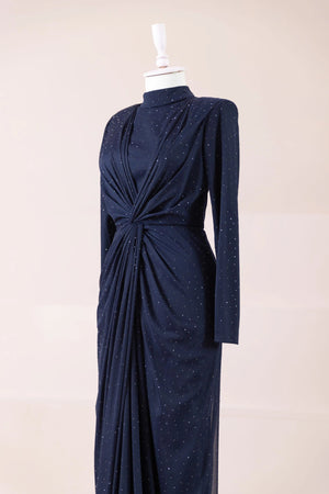 Zarif Tesettür Abiye - FioraofDress - tesettur - abiye - 44 - LACİVERT - hijab - evening - dress