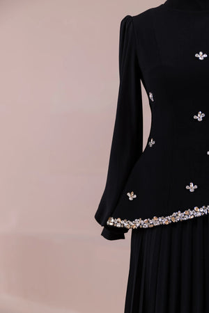 Zela Tesettür Abiye - FioraofDress - tesettur - abiye - Siyahh - 38 - hijab - evening - dress