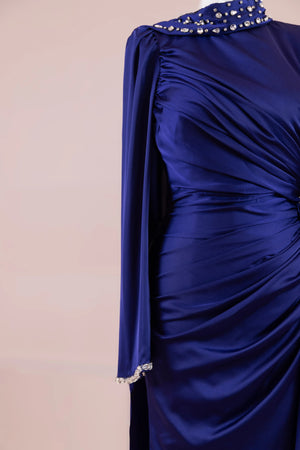 Ziri Tesettür Abiye - FioraofDress - tesettur - abiye - SAX - 36 - hijab - evening - dress