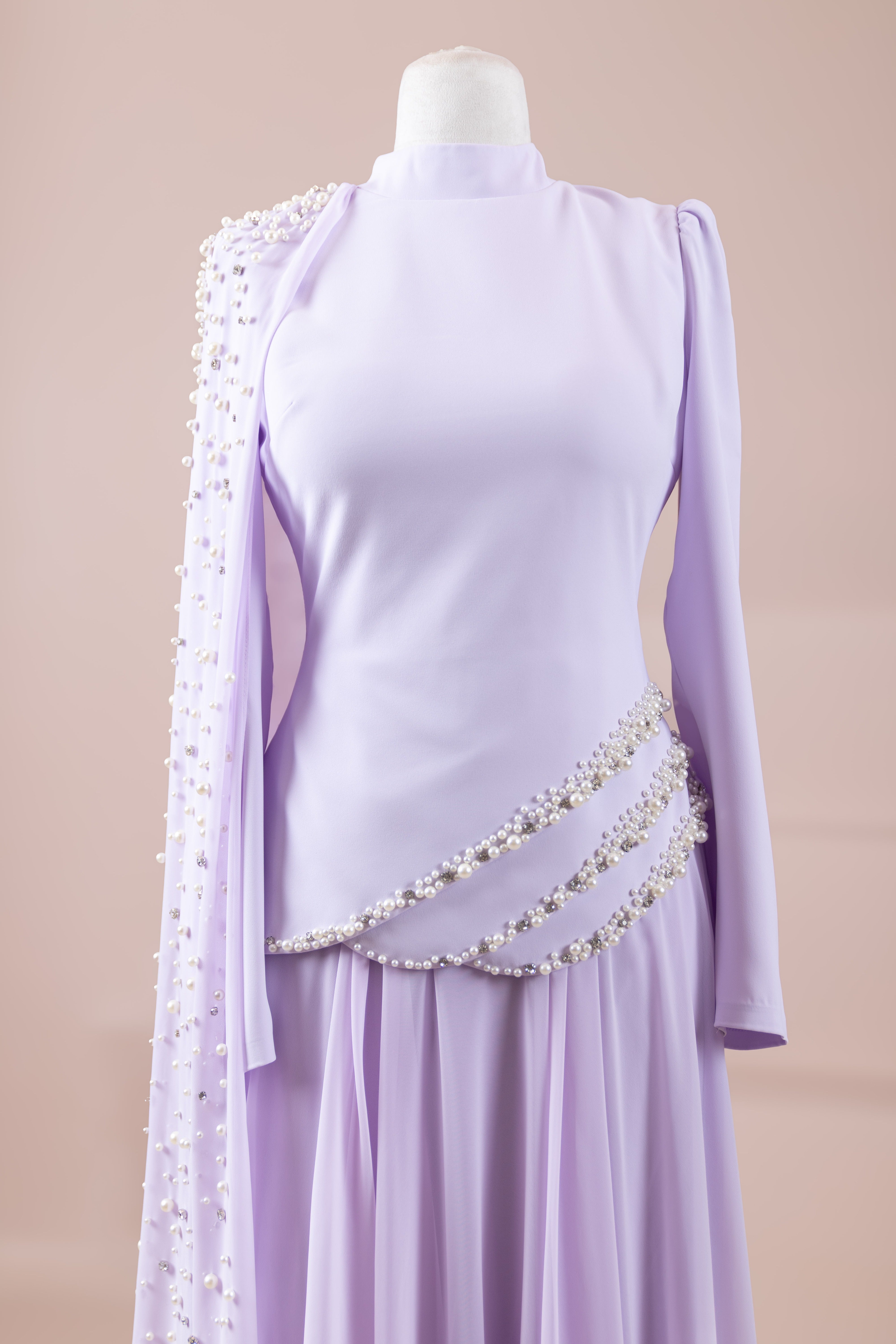 Trily Tesettür Abendkleid