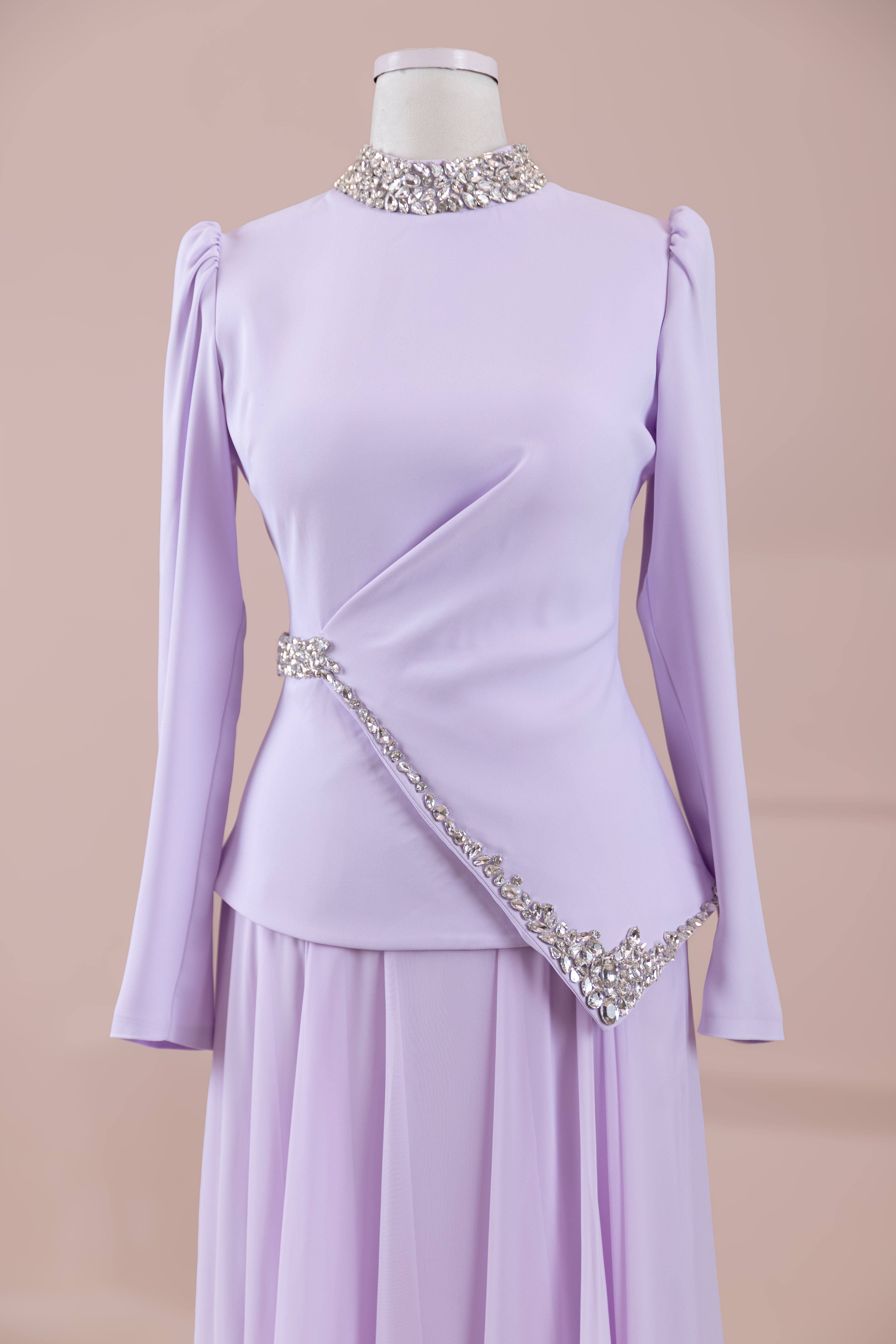 Luire Tesettür Abendkleid