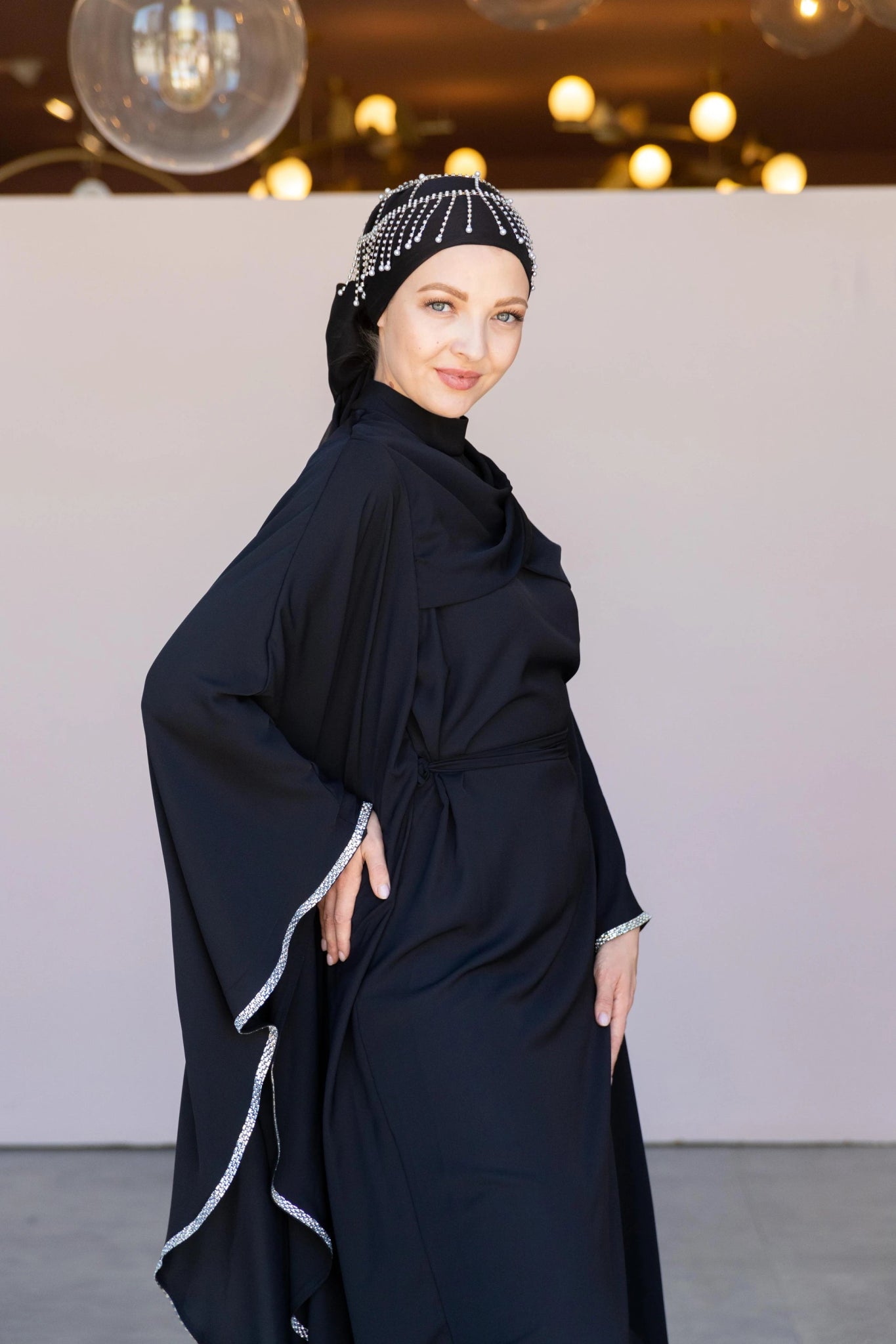 Abaya Tesettur Abiye - FioraofDress - tesettur - abiye - 36 - Siyahh - hijab - evening - dress