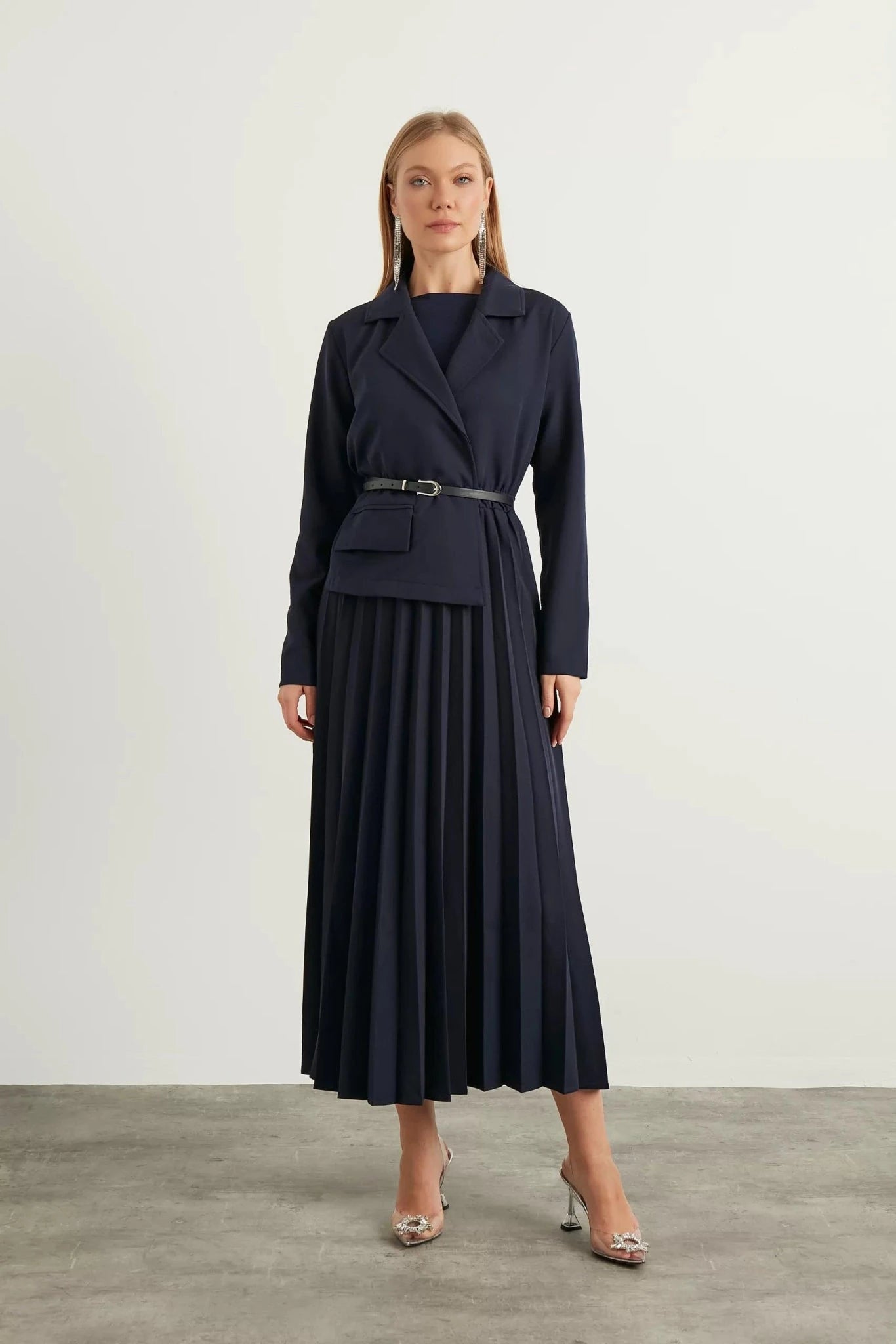 Aden Tesettür Elbise - FioraofDress - tesettur - abiye - 42 - KAHVERENGİ - hijab - evening - dress