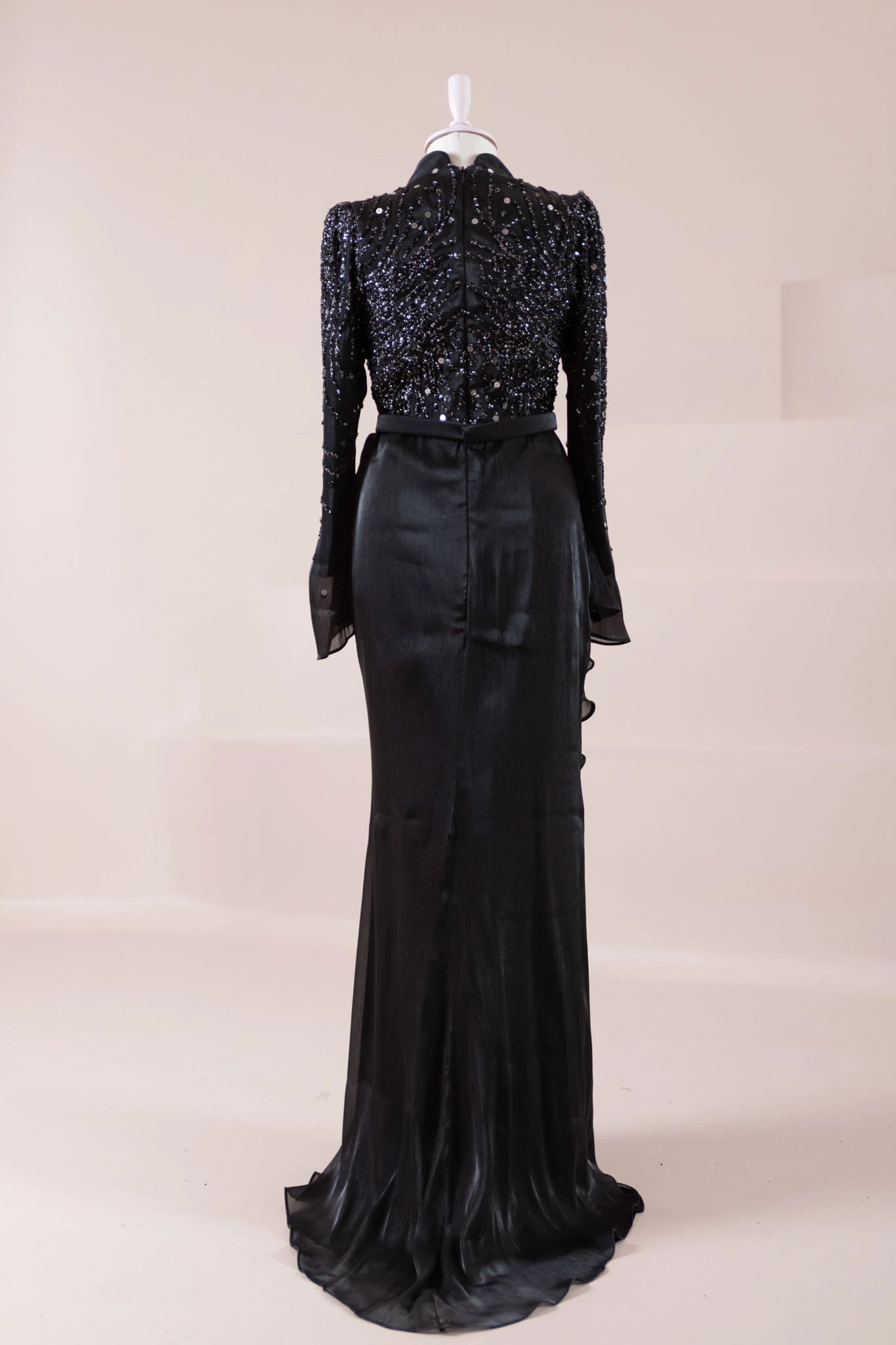 Ahenk Tesettür Abiye - FioraofDress - tesettur - abiye - SİYAH - 38 - hijab - evening - dress