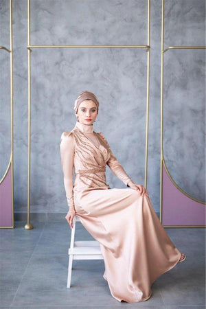 Akasya Tesettür Abiye - FioraofDress - tesettur - abiye - 44 - hijab - evening - dress