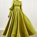 Alara Yağ Yeşili Tesettür Abiye - FioraofDress - tesettur - abiye - 44 - Yağ Yeşili - hijab - evening - dress